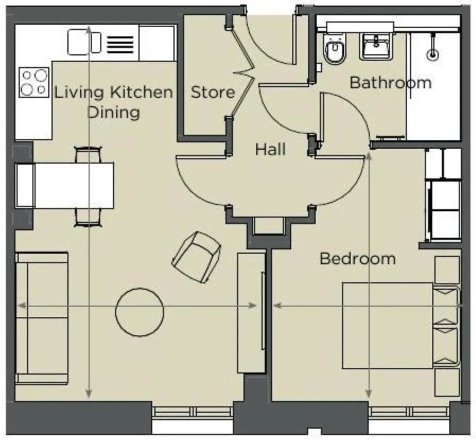 Apartmán Entire 1 Bed - Number 39 - The Cosy Collection Ltd York